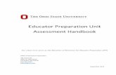 Educator Preparation Unit Assessment Handbookand Human Ecology; College of Food, Agricultural, and Environmental Sciences; and College of Social ... that is, programs which do not