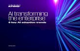 AI transforming the enterprise - KPMG · We conducted the KPMG 2019 Enterprise AI Adoption Study to gain insight into the state of AI deployment efforts at select large cap companies.