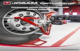 Commercial vehicle wheel alignment with camera technology€¦ · The JOSAM cam-aligner wheel alignment system uses the centerline principle to determine the position of axles and