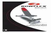 SelectTech 5.1 Bench Owner’s/Assembly Manual · 2013-04-03 · 2 The following safety warnings are located on the Bowflex® SelectTech ® 5 .1 Bench . Please read all safety precautions