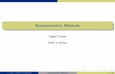 Nonparametric Methods - University at Buffalojcorso/t/CSE555/files/lecture_nonprm.pdf · Nonparametric Methods Overview Previously, we’ve assumed that the forms of the underlying