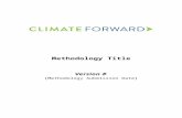 Abbreviations and Acronyms · Web viewThe Climate Action Reserve has created this forecast methodology template to provide guidance to methodology developers, thereby making it easier