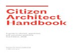 Citizen Architect Handbook - American Institute of Architectscontent.aia.org/.../Citizen_Architect_Handbook.pdf · The “Citizen Architect Handbook” offers insight into the important
