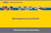 KMC BS Conduit Catalogue - Krupps Metal · 2019-10-23 · conduit may be made of metal, plastic, ﬁber, or ﬁred clay. Flexible conduit is available for special purposes. Conduit