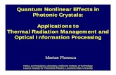 Quantum Nonlinear Effects in Photonic Crystals ...phys.lsu.edu/~jdowling/qmhp/talks/florescu.pdf2D photonic crystal CROW Laser2D photonic crystal CROW Laser2D photonic crystal CROW