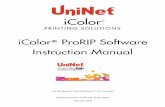 For Windows PC only (Windows 7 / 8 / 10 only) Software Version … ProRIP... · 2020-02-11 · 6 The Underprint Queue is for right side printing and allows for printing white as an