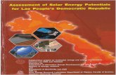 Assessment of Solar Energy Potentials fore-lib.dede.go.th/mm-data/Bib14827.pdf · Assessment of Solar Energy Potentials for Lao People’s ... To produce solar radiation database