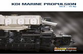 KDI MARINE PROPULSION...Engine displacement (cm 3) 1861 Injection system DI Injection Equipment Common Rail Starting system Electric starting 12V Alternator 12V-120A Performance Emission
