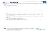 Continuité de service CDR · REFERENCE: CDR Continuité de service CDR (Consultation des Droits) A partir du 1er juillet 2018, de nouvelles cartes CPX issues de l’IGC Santé seront