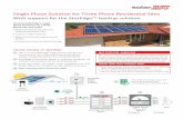 Single Phase Solution for Three Phase Residential …...Connect SolarEdge’s single phase inverters* to a three phase site and enjoy: Added energy production for reduced electricity