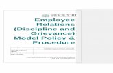 Employee Relations Policy and Procedure · 1.1 This document sets out the school’s policy and procedures for dealing with employee relation situations, in particular disciplinary
