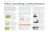 Fibre boosting confectionery - Leatherhead Food · 2018-01-17 · 58 KennedyÕs Confection January 2018 kennedysconfection.com Fibre boosting confectionery This information is provided