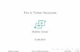 Fire in Timber Structures - LTH · 2017-05-08 · Timberﬁredesignstandardmethods Fire Safety of Timber Structures and Standards Eﬀectivecrosssectionmethod Cornerinducedcrosssection