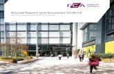 Annual Report and Accounts 2018/19 · Financial Conduct Authority | Annual Report and Accounts 2018/19 Chair’s foreword retail mini-bonds and whose failure has had a profound impact