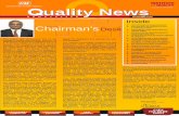 24 Kaizen Conference cum Competition uality Newsnewsletters.cii.in/Quality-Newsletter/October-2015/Quality-News.pdf · The Institute’s TPM Club India, through its consulting and