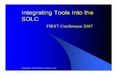Slides - Integrating security tools into the SDLC...Title Slides - Integrating security tools into the SDLC.ppt Author System Administrator Created Date 4/30/2007 5:19:50 PM