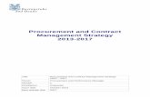 Procurement and Contract Management Strategy 2013-2017 · 2014-09-28 · 1.1 This Procurement and Contract Management Strategy 2013 – 2017 applies to the procurement and contract