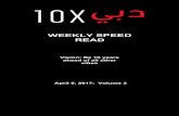 WEEKLY SPEED READ - Dubai 10Xdubai10x.ae/wp-content/uploads/2017/09/10X_WeeklySpeedRead_Vo… · • This Weekly Speed Read is to inspire and inform Dubai's 10X teams on latest disruptive