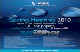 European Materials Research Society€¦ · BIOMATERIALS AND NANOMEDICINE D Carbon Materials: Surface Chemistry and Biomedical Applications III E Nanotechnology for targeted personalized