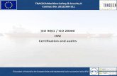 ISO 9001 / ISO 28000 ISM Certification and audits€¦ · ISO 9001 / ISO 28000 ISM Certification and audits. ISO 9001 Fundamentals The process approach. Emphasises the importance