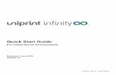 Quick Start Guide - UniPrint.net...Quick Start Guide: Client-Server Environment 1 Introduction This step-by-step guide is intended for those who want set up UniPrint Infinity without