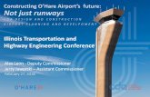 Constructing O’Hare Airport’s future: Not just runways O... · • Construction of a sanitary sewer system that will serve the North Airfield buildings. Existing flow that travels