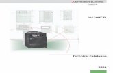 Technical Catalogue FR-F 740 EC/E1 f700 series manual.pdf · 2 FR-F 740 EC MITSUBISHI ELECTRIC The new FR-F 740 frequency inverters are available with outputs from 0.75 – 630 kW