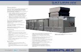 Simplex Saturn-HV Medium Voltage Load Bank Sales Brochure · 2017-06-06 · three principle sections: 1. High voltage section consisting of main input power terminals, high voltage: