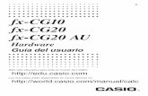 fx-CG10 fx-CG20 fx-CG20 AU - Support | Home | CASIO...• Presione 1(10Min) para especificar aproximadamente 10 minutos o 2(60Min) para especificar aproximadamente 60 minutos. 10.