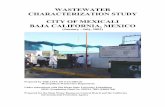 WASTEWATER CHARACTERIZATION STUDY CITY OF MEXICALI … · the wastewater in the collection system of the City of Mexicali, Baja California, Mexico. In addition, the project involved