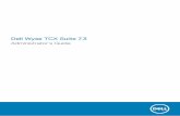 Dell Wyse TCX Suite 7 · 2018-01-30 · Introduction Dell Wyse TCX Suite is a single software solution that provides the benefits of cloud client computing. The supported environments