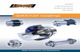 QUICK FLEX Couplings - Lovejoy, Inc....• Motor to gearbox (low torque/high speed) . • Gearbox to driven equipment (high torque/low speed) . • Motors to pumps . • Any drive