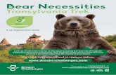 Bear Necessities - Dream ChallengesLook for the Bear Necessities on this blood-pumping five-day trek through the Carpathian Mountains in Romania. Visit Dracula's castle and a cruelty-free