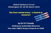 Global Methane Forum Washington DC 28-30 March 2016 · 2016-04-05 · Global Methane Forum Washington DC 28-30 March 2016 ... SAM/AMM. Mine gas in the life cycle of coal mining Mining