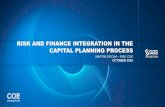 RISK AND FINANCE INTEGRATION IN THE CAPITAL PLANNING … · 2016-03-11 · and Management •Credit Risk Management Benefits •Streamline budgeting and forecasting process •Improve