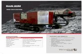 KmN - VersaDrill · KmN.8UM Quick move and setup. FEATURES AND BENEFITS • Design optimized for underground mining operations • Diesel-powered unit for movement and electric-powered
