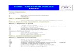 CIVIL AVIATION RULES · 2017-03-20 · 15. Aircraft not to carry emblems or signs PART IV - AIRWORTHINESS REQUIREMENTS Section 1 - Certificate of Airworthiness 16. ... 43. Validated