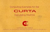 Computing Examples for the Curta Calculating Machine...Calculating Machine CONTINA AG, VADUZ PRINCIPALITY OF LiECHTEÑSTElN (ECOÑOMl(ThND C STOMS UNi0N WITH SWjTŽERLÅÅD) Computing