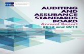 AUDITING AND ASSURANCE STANDARDS BOARD · 2015-10-02 · 2 AASB Annual Report 2013 and 2014 Auditing and Assurance Standards Board (AASB) The AASB is a functionally independent standard-