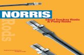 NORRIS - apergycdn.5thring.co.ukapergycdn.5thring.co.uk/...Sucker_Rods__Pony_Rods.pdf · Sucker Rods & Pony Rods Norris Steel Sucker Rods are manufactured from micro-alloyed, modified