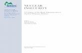 NRDC: Nuclear Insecurity - A Critique of the Bush ... · NUCLEAR INSECURITY A Critique of the Bush Administration’s Nuclear Weapons Policies Authors Robert S. Norris Hans M. Kristensen