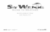 Guide to Weather€¦ · result, air-flow patterns become restricted and help to contribute to the area’s ozone problem. The air is often polluted by automobile exhaust and other