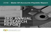 2018 State Of Accounts Payable Report - MineralTree...The adoption of automated accounts payable processing is on the rise. Last year, only 14.2 percent of respondents had already