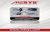 M2SYS at a Glance - Fingerprint Software SDKSystem (SDK) Software developers can easily integrate the M2SYS ABIS/AFIS engine for their own solutions in a matter of hours, avoiding