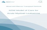 NSW Model of Care for Acute Myeloid Leukaemia · 2015-03-31 · NSW Model of Care for Acute Myeloid Leukaemia 7 | P a g e EXECUTIVE SUMMARY Background Acute myeloid leukaemia (AML)