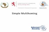 BGP Multihoming Examples - African Union...–bgp multi path • Three BGP sessions required • Platform limit on number of paths (could be as little as 6) • Full BGP feed makes