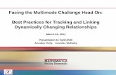 Facing the Multimode Challenge Head On:Best …Facing the Multimode Challenge Head On: Best Practices for Tracking and Linking Dynamically Changing Relationships March 24, 2011 Presentation
