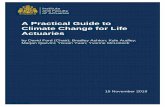 A Practical Guide to Climate Change for Life Actuaries · could therefore have implications for life insurers and actuaries working for them. This guide has been produced to support