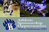 Athletic Sponsorship Opportunities...Thank You Dear Brewer Bear Supporter, White Settlement ISD appreciates your interest in supporting our students through one of our sponsorship