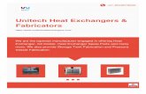 Unitech Heat Exchangers & Fabricators · About Us Established in the year 2000, Unitech Heat Exchangers & Fabricators, is a distinguished manufacturer of Heat Exchanger, Oil Cooler,